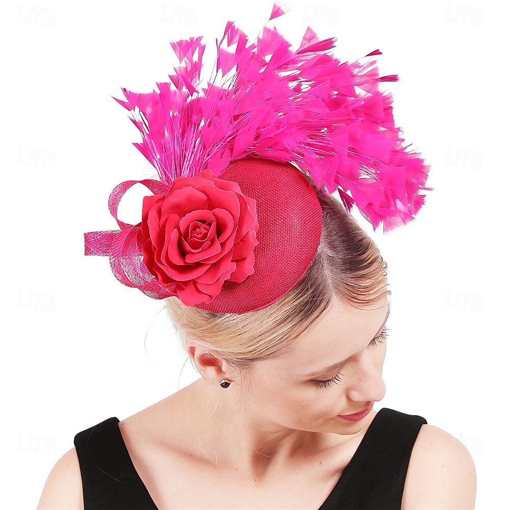Derby Headpiece Fascinator Hat Fascinator Gentlewoman Floral Fancy Dress Women's Masquerade Tea Party Ascot Horse Racing Festival Adults' Headpiece All Seasons 2026 - $29.99 –P3