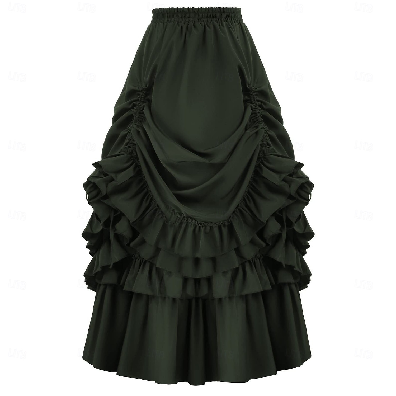 Conjunto Elegante Medieval Renacimiento Hasta el Tobillo Falda Blusa / Falda Larga Princesas Dama Corte A Disfraz Mujer Fantasía Navidad Víspera de Todos los Santos Feria del Renacimiento LARP Adulto 2026 - $103.99 –P12