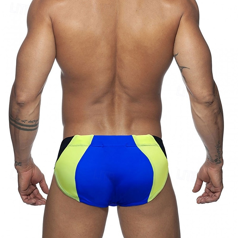 Per uomo Costume da bagno Costume da Bagno Slip mare Color-blocking Asciugatura Rapida Elastico Traspirante Costume da Bagno Pantaloni Surf Sport Acquatici Nuoto Estate del 2026 a $13.99 –P3