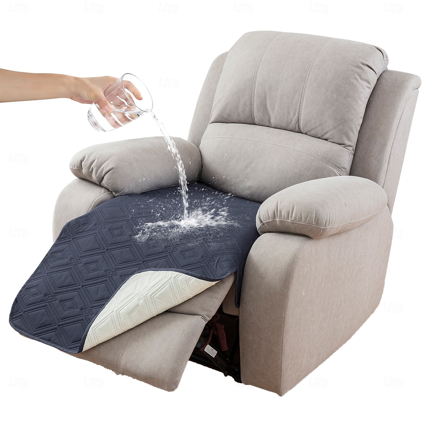 Housse de fauteuil inclinable 100 % imperméable, housse antidérapante pour fauteuil inclinable, housse de protection pour canapé et fauteuil inclinable pour chiens et animaux de compagnie. de 2026 ? $18.99 –P9