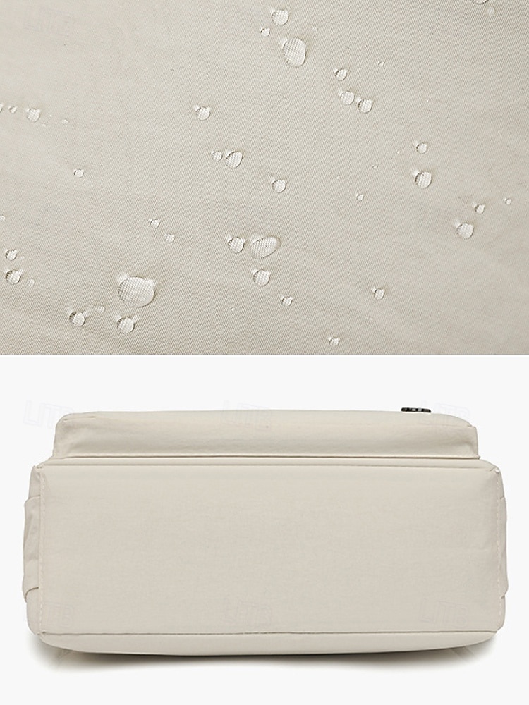 Dámská vícebarevná voděodolná polyesterová crossbody kabelka, velká kapacita, univerzální pro každodenní nošení i na dovolenou, nastavitelný popruh, stylový a funkční design 2026 - $18.99 –P11