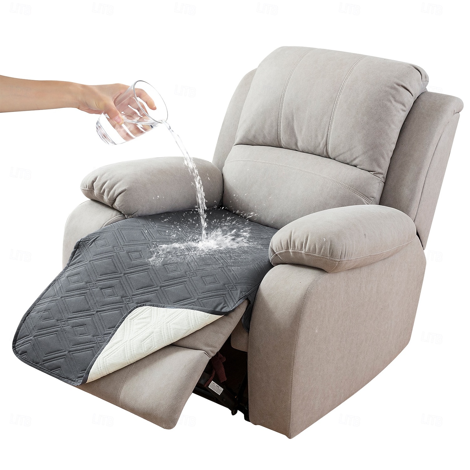 Housse de fauteuil inclinable 100 % imperméable, housse antidérapante pour fauteuil inclinable, housse de protection pour canapé et fauteuil inclinable pour chiens et animaux de compagnie. de 2026 ? $18.99 –P8