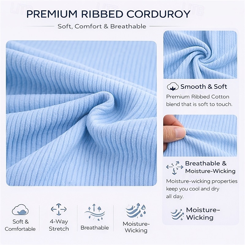 Herren Hemd Popover-Hemd Freizeithemd Cordhemd Weiß Marineblau Grau Leicht Blau Kurzarm Einfach Mit Kapuze Lässig Täglich Fronttasche Bekleidung Elegant Mode Lässig 2026 - $24.99 –P6