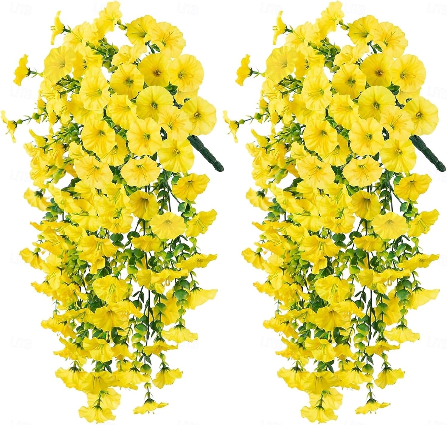 2026年 4個の吊り下げ式人工アサガオのつる、UV耐性造花、屋外用、玄関ポーチの庭の結婚式用の造花、造花のつる、夏の屋内屋外装飾  コレクション – $25.99 –P11