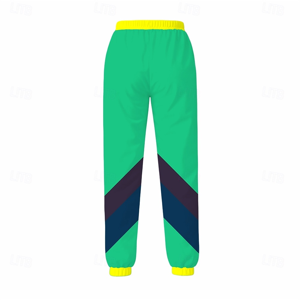 Hippie 1980er Streetstyle Hose Outfits Jacke langarm Disco Kostüm Unisex Karnevalskostüm Maskerade Alltagskleidung Party & Abend Alltagstauglich Erwachsene Oberteil Hose 2026 - $51.99 –P6