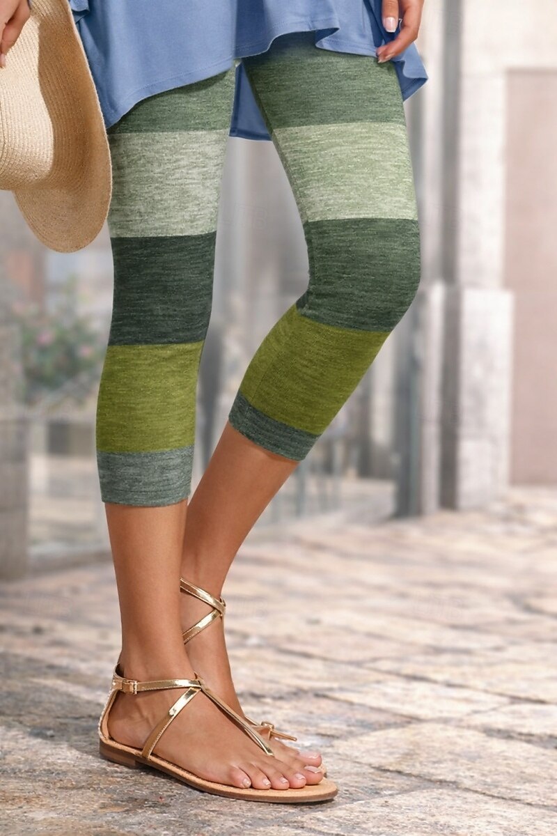 Pentru femei chinez Jambiere Vacanță Epocă Șic Stradă Capris Talie Înaltă Grafic Plisat Imprimare Confort Απαλό Comfortabil Strech Zilnic În aer liber Vacanță Trifoi Vară Primăvară Toamnă Slim Fit 2026 - $19.99 –P1