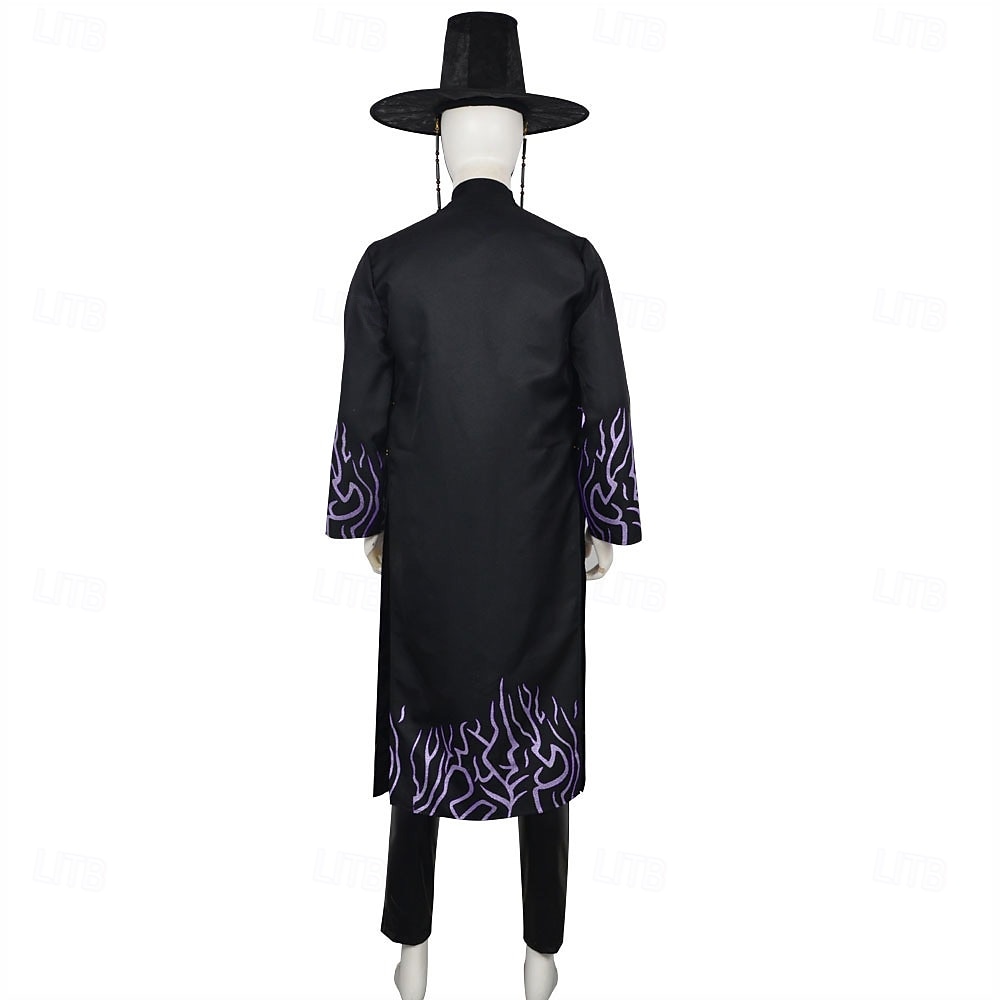 Zainspirowany koreańskim idolem Gwiazda popu Kostium Hanbok Fantazyjne przebranie Koreański tradycyjny Wirtualny idol for Męskie Dla chłopców Dla dzieci Dla dorosłych Halloween Karnawał Spektakl 2026 - $66.99 –P13