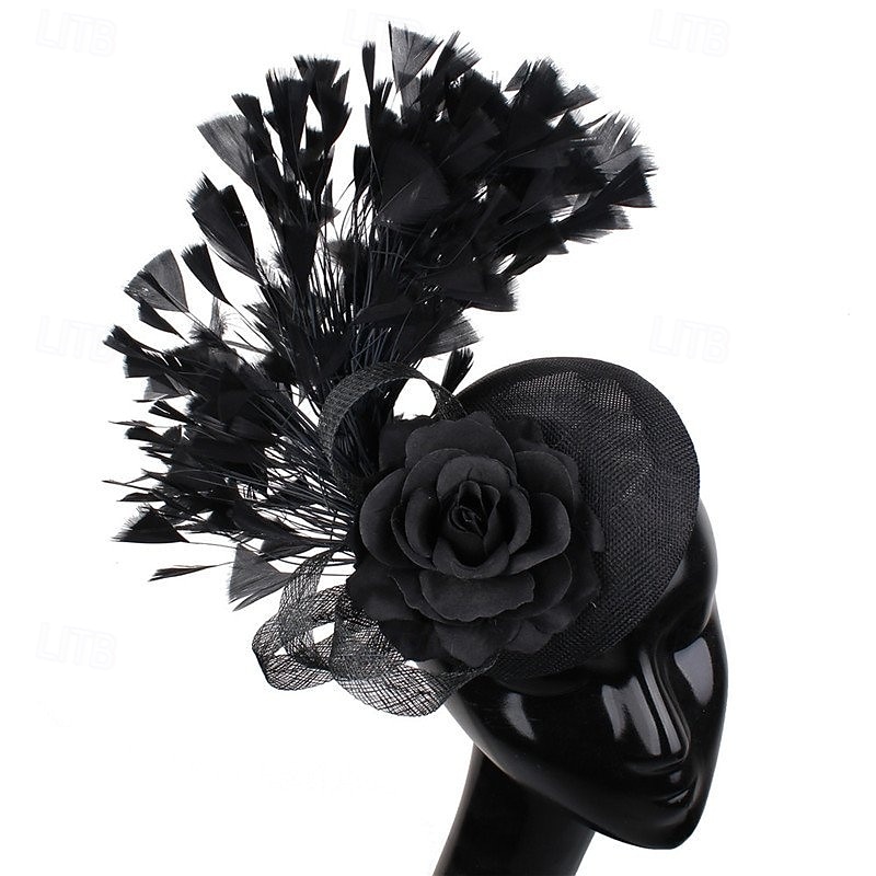 Derby Headpiece Fascinator Hat Fascinator Gentlewoman Floral Fancy Dress Women's Masquerade Tea Party Ascot Horse Racing Festival Adults' Headpiece All Seasons 2026 - $29.99 –P15
