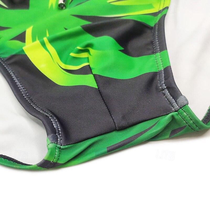 Hombre Estándar Bañador Natación Corto Bañadores Pantalones Calzoncillos de Natación Impreso Correa Secado rápido Eslático Transpirable Sin Mangas Prendas de abajo Surf Deportes acuáticos Natación 2026 - $13.99 –P11