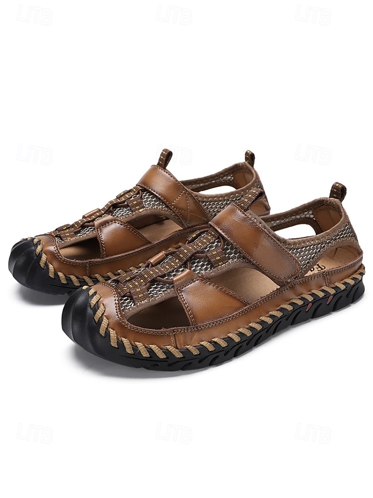 Sandálias masculinas estilosas para atividades ao ar livre, duráveis e respiráveis, ideais para aventuras em resorts. de 2026 por $34.99 –P9