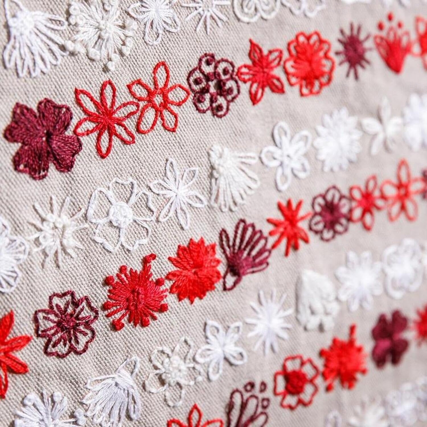 Red, White & Bloom Embroidery Kit, US 250th Anniversary Cross Stitch Kit, Flowers Embroidery Kits, Full Range of Embroidery Starter Kits for Beginners Adults, Gifts for Veterans & Craft Lover 2026 - $27.99 –P11