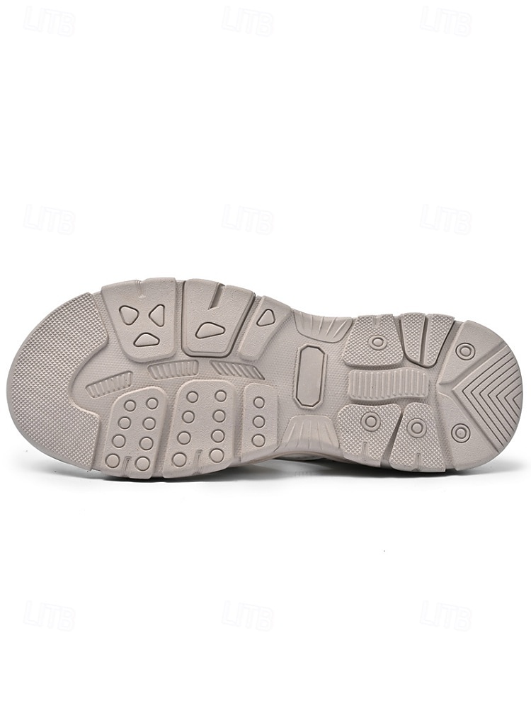 Ανδρικά σανδάλια εξωτερικού χώρου από τεχνητό δέρμα, casual αλλά και κομψά για βραδινές βόλτες σε θέρετρα και βόλτες στην παραλία 2026 - $46.99 –P12