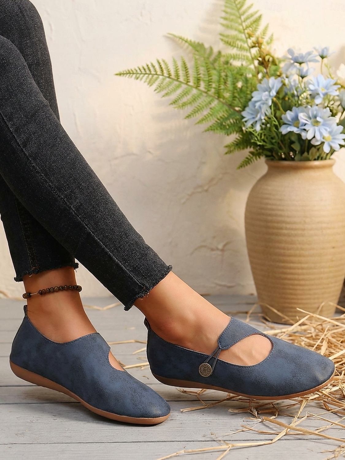 Женские повседневные балетки «Мэри Джейн» с широкой стопой – удобная обувь в винтажном стиле для женщин с широкой стопой, для повседневной носки, прогулок, работы, путешествий, шопинга, прогулок в саду и повседневной носки. 2026 - $19.99 –P4