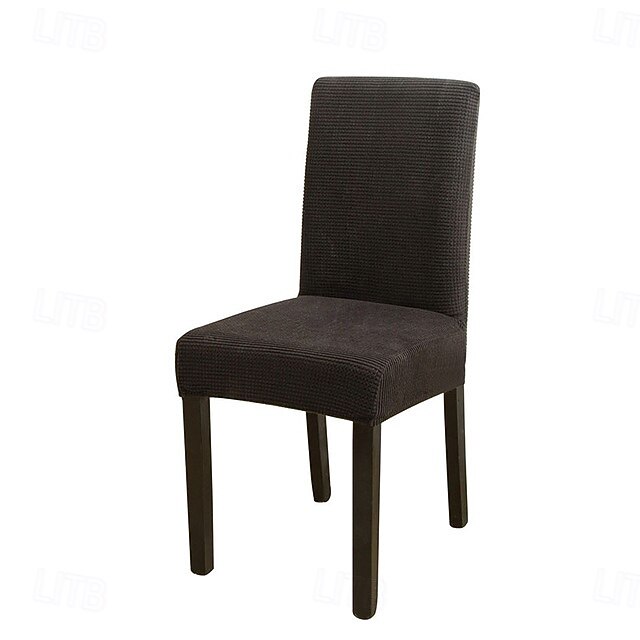 Husă elastică pentru scaun de sufragerie, husă elastică dintr-o singură bucată, pentru scaun de hotel și restaurant, husă de protecție pentru scaun și spătar 2026 - $13.49 –P19