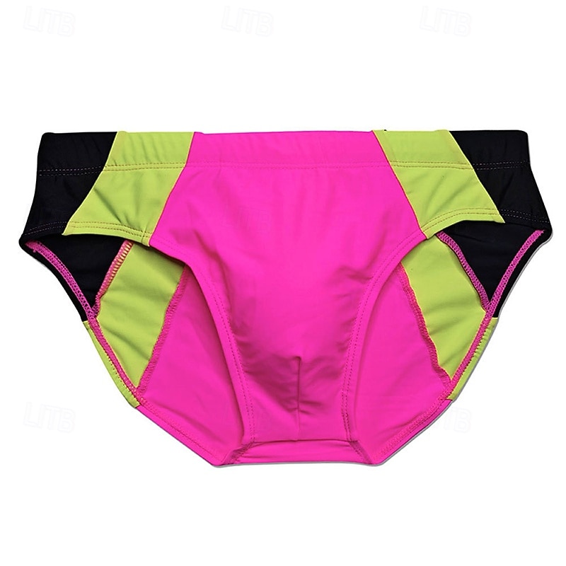 Per uomo Costume da bagno Costume da Bagno Slip mare Color-blocking Asciugatura Rapida Elastico Traspirante Costume da Bagno Pantaloni Surf Sport Acquatici Nuoto Estate del 2026 a $13.99 –P13