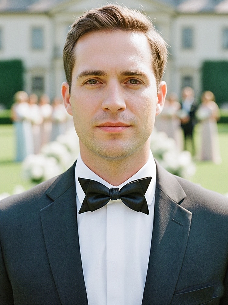 regulowana muszka męska, wiele kolorów, klasyczny formalny styl na wesela, imprezy, dla drużbów i na specjalne okazje 2026 - $11.99 –P4