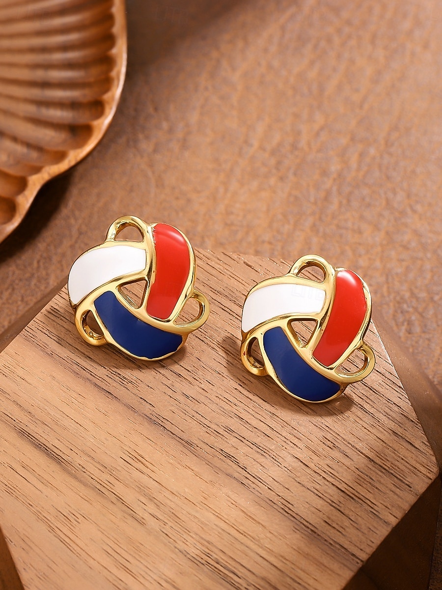 1 pari Korvakorut For Naisten Päivittäin Katu Festivaali Ruostumaton teräs Loma 2026 - $3.49 –P2