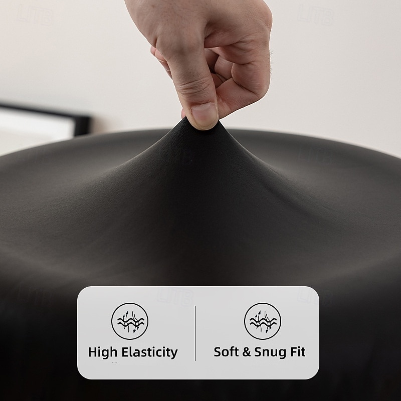 Coprisgabelli da bar in PU elasticizzato e impermeabile, coprisgabelli da bar rotondi in pelle, coprisgabelli da bar rotondi, coprisgabelli da bar rotondi con elastici per 12-15 pollici del 2026 a $10.99 –P2