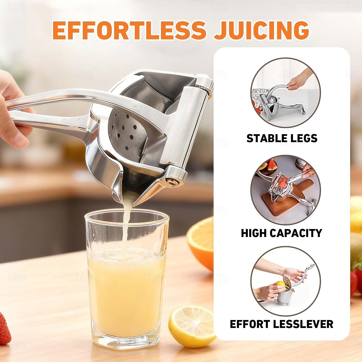 Bpafree Citrus Squeezer Juicer Hand Press Citrus Squeezer Portable Aluminum Alloy Fruit Extractor Easy Fresh Juice Extractor 2026 - $17.99 –P3