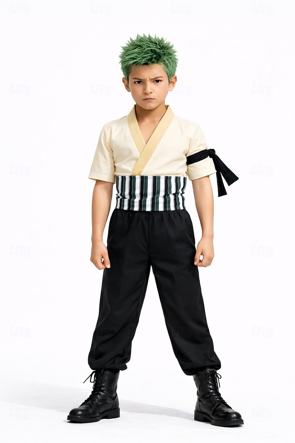 Ocean Adventurer Pirat Słomkowy Kapelusz Szermierz w stylu trzech mieczy Kostium Cosplay Stroje Anime Cosplay for Męskie Dla dorosłych Halloween Karnawał Impreza Spektakl 2026 - $45.99 –P10