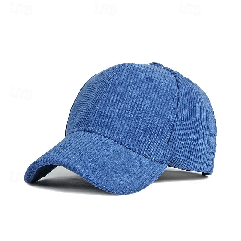 Unisexe Casquette de baseball Noir Jaune Velours côtelé Bandes Pur Chaud ancien Occasionnel Occasionnel Quotidien Vêtements de rue Couleur Unie Protection solaire de 2026 ? $9.49 –P8