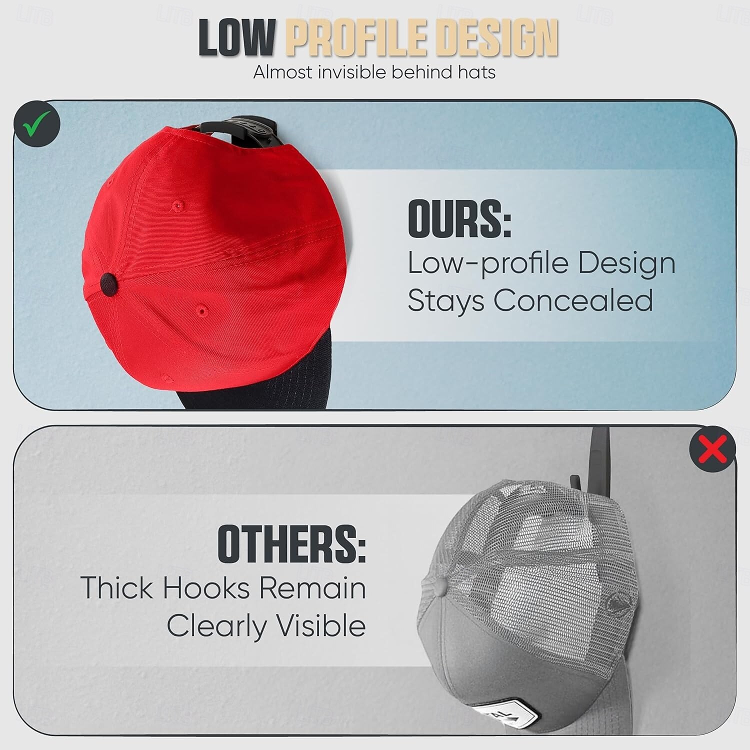 16 Pack Hat Hooks for Wall, No Drill Adhesive Hat Hangers, Minimalist Cap Holder Rack, Strong Hold Damage-Free Sticky Wall Hooks for Baseball Caps, Door & Closet Organization 2026 - $16.49 –P6