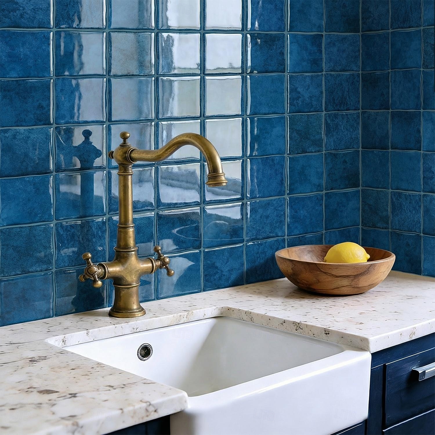 Paquete de 10 paneles decorativos de pared 3D, azulejos de vinilo vintage de epoxi para salpicadero de cocina, adhesivos autoadhesivos despegables, aptos para cocinas, baños, lavanderías y vehículos 2026 - $25.99 –P8