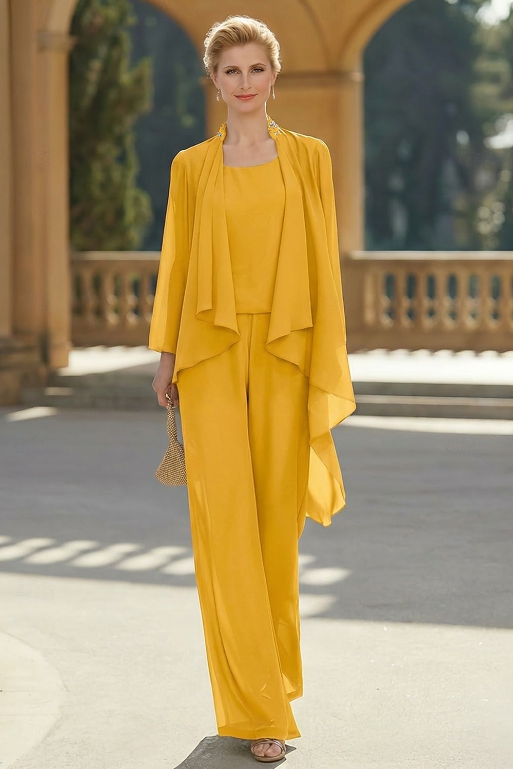 Kvinnes Stola Shrug Mors Stola Frakker  Jakker Elegant Solbeskyttelse Lange Ermer Chiffon Bryllups Gjest Stola med Perler Fest Kveld Vår  Høst å imponere 2026 - $49.99 –P14