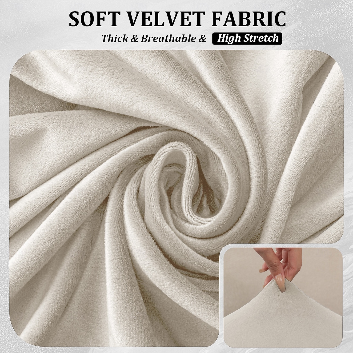 10 Pieces Sofa Cushion Covers for U-Shaped Modular Sectional Couch with 4 Seat 4 Back 2 Arms, Stretch Velvet Upholstered Covers for Sofa Bed with Deep Double Chaise 2026 - $132.99 –P10