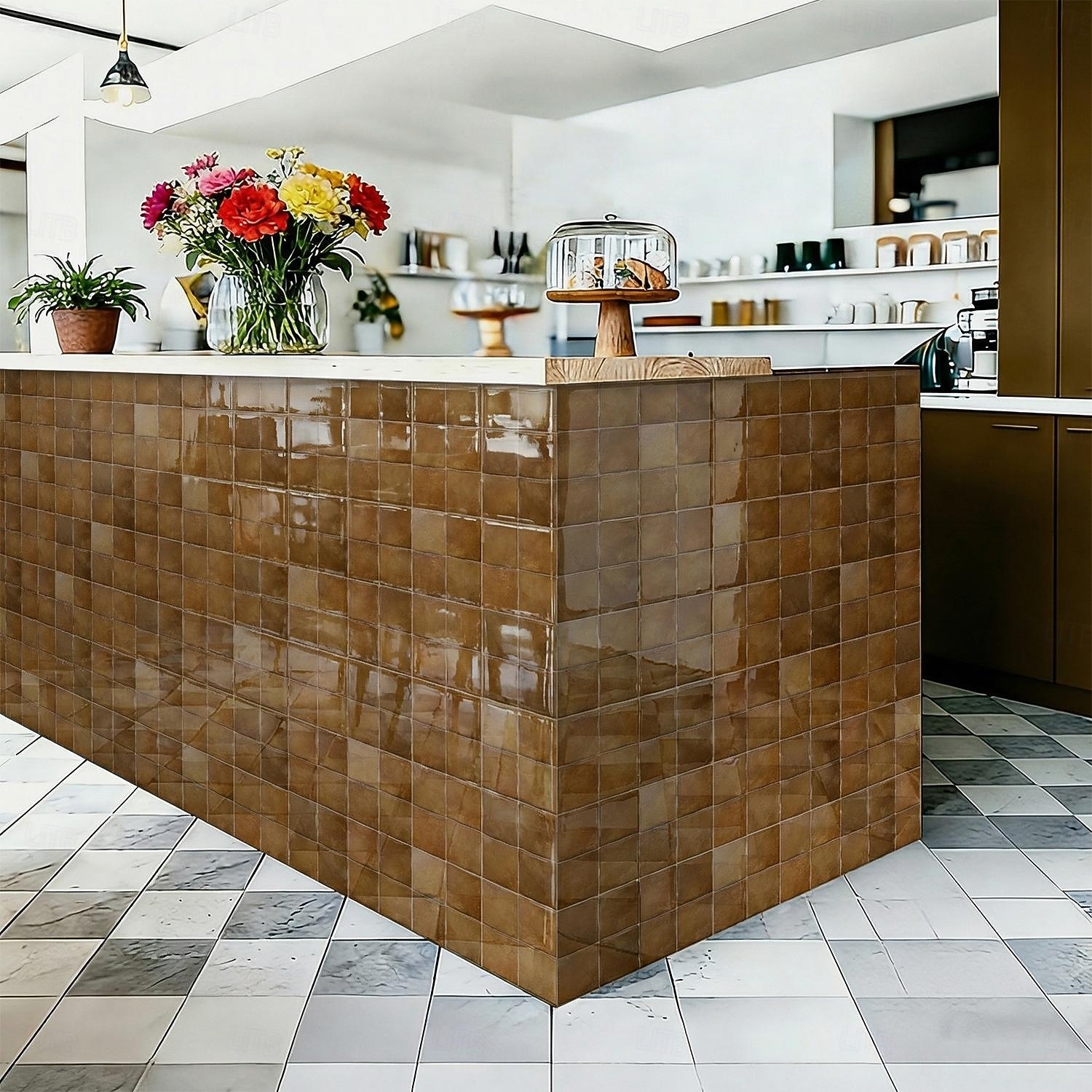 Paquete de 10 paneles decorativos de pared 3D, azulejos de vinilo vintage de epoxi para salpicadero de cocina, adhesivos autoadhesivos despegables, aptos para cocinas, baños, lavanderías y vehículos 2026 - $25.99 –P15
