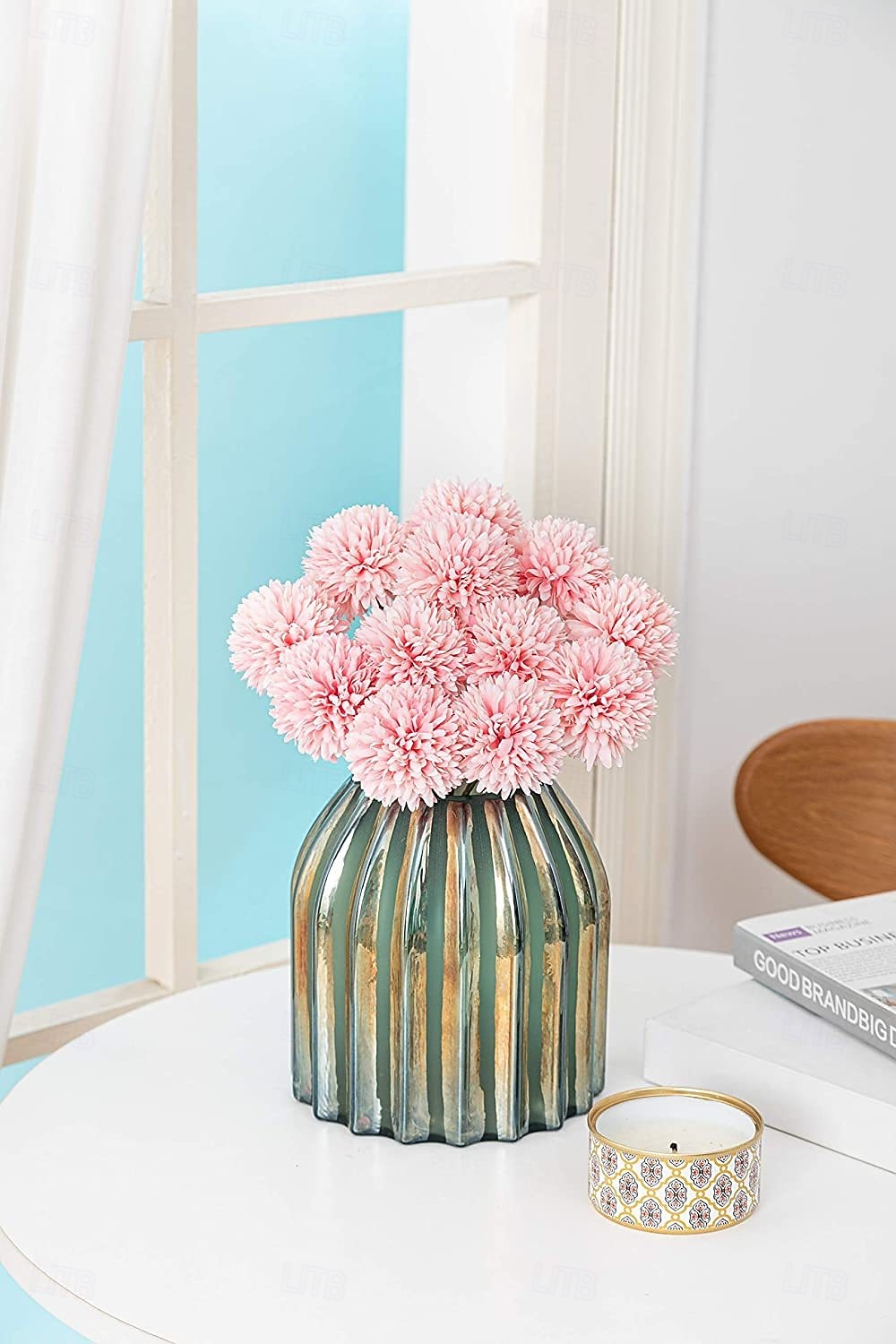 10 Bundles Artificial Hydrangea Flowers Realistic Fake Hydrangea Silk Flowers with Stems Faux Hydrangea Flowers Heads for Office Home Party Wedding Centerpiece DIY Floral Decor 2026 - $20.99 –P5
