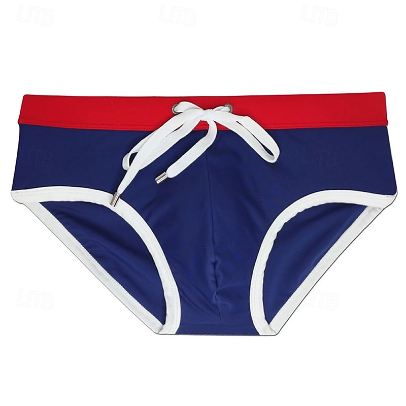 Per uomo Costume da bagno Costume da Bagno Slip mare Tinta unita Coulisse Asciugatura Rapida Elastico Traspirante Pantaloni Surf Sport Acquatici Nuoto Estate del 2026 a $15.49 –P19