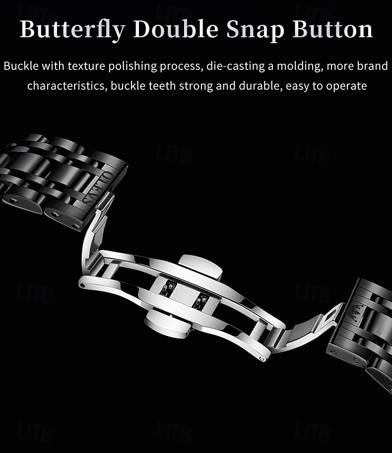 Ανδρικό ρολόι Olevs 6621, αυτόματο μηχανικό επαγγελματικό ρολόι, αδιάβροχο, φωτεινό, αέναο ημερολόγιο, φάση σελήνης, ρολόγια από ανοξείδωτο ατσάλι 2026 - $104.99 –P11