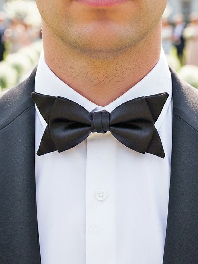 regulowana muszka męska, wiele kolorów, klasyczny formalny styl na wesela, imprezy, dla drużbów i na specjalne okazje 2026 - $11.99 –P2