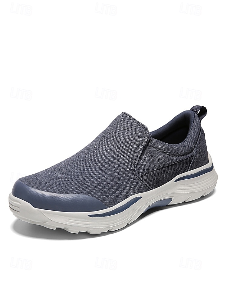 scarpe slip-on grigie da uomo, design leggero con tomaia morbida, suola ammortizzata, comfort elegante per l'uso sull'isola e in crociera, attività all'aperto del 2026 a $46.99 –P10