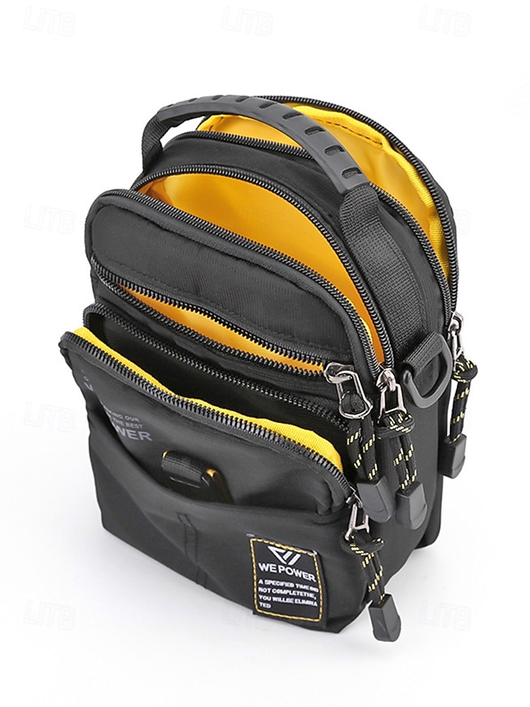 Wasserdichte Herren-Umhängetasche aus Polyester, leicht, geräumig mit mehreren Fächern, verstellbarem Gurt, in verschiedenen Farben erhältlich, ideal für Freizeit, Sport, Reisen und den Alltag. 2026 - $14.99 –P9