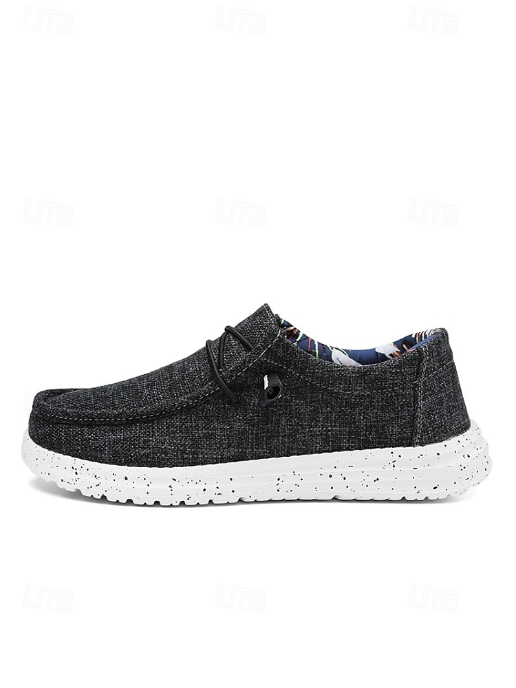 Beige espadrille slip-ons voor heren, ademend bovenwerk van textiel, comfortabele jute zool, casual stijl voor eiland- en cruisevakanties, strand- en resortactiviteiten. 2026 - $42.99 –P9