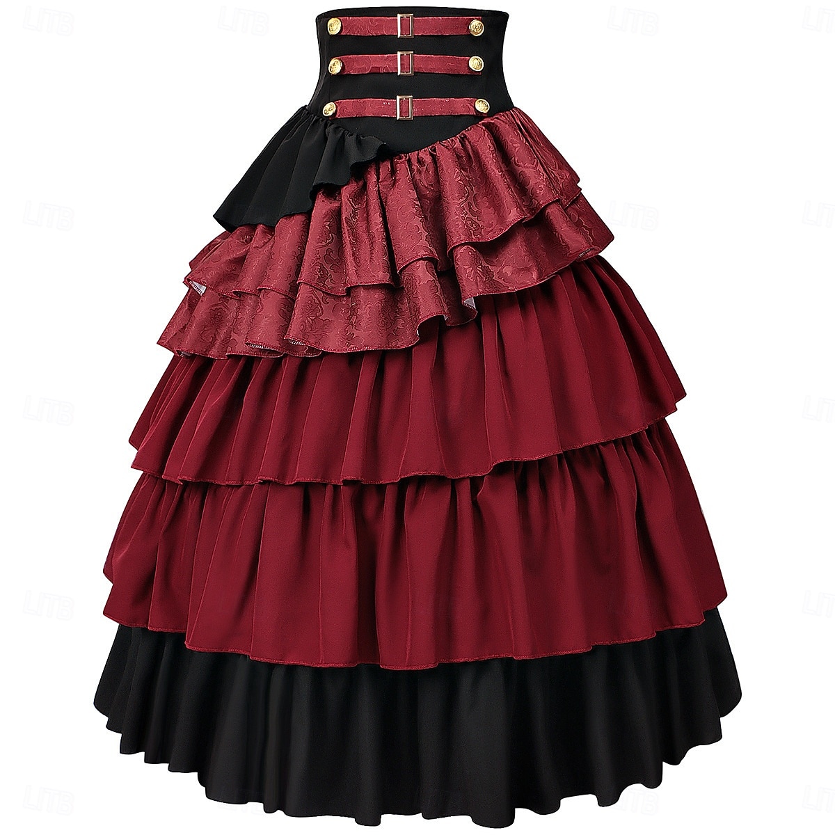 Medievale Rinascimento Steampunk Gonna Costume di fantasia Pirata Costume Per donna Halloween Carnevale Performance LARP Fiera Rinascimentale Adulti Gonna del 2026 a $65.99 –P2