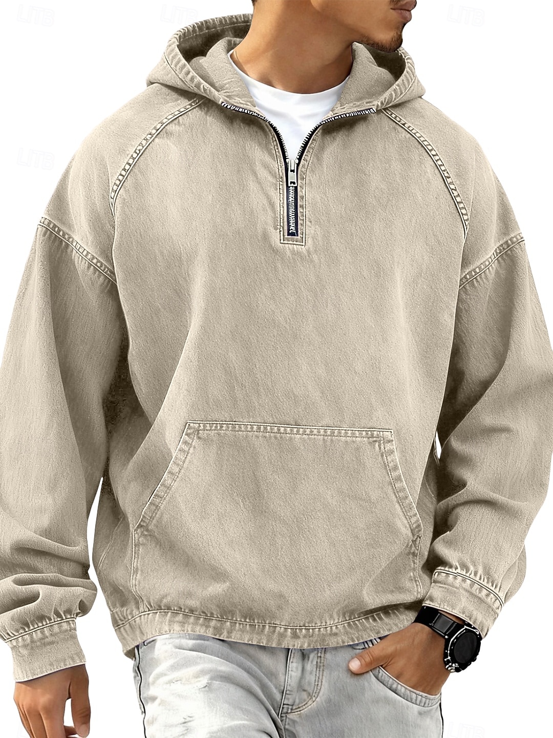 Per uomo Camicia di Jeans Camicia 100% cotone lavaggio acido Maglietta Manica Lunga Con Cappuccio Autunno & Inverno Primavera Autunno Semplice Vintage Streetwear Casual Con zip Stile Vintage Tinto in del 2026 a $39.99 –P7