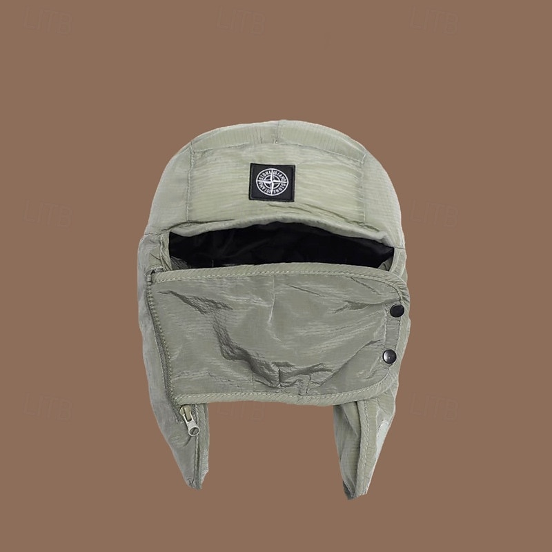 Per uomo Da aviatore Nero Verde fibra di poliestere Regolabile Caldo Sport e Outdoor All'aperto Abbigliamento casual alla moda Ciclismo Tinta unica Calore Termico Antivento del 2026 a $18.49 –P3