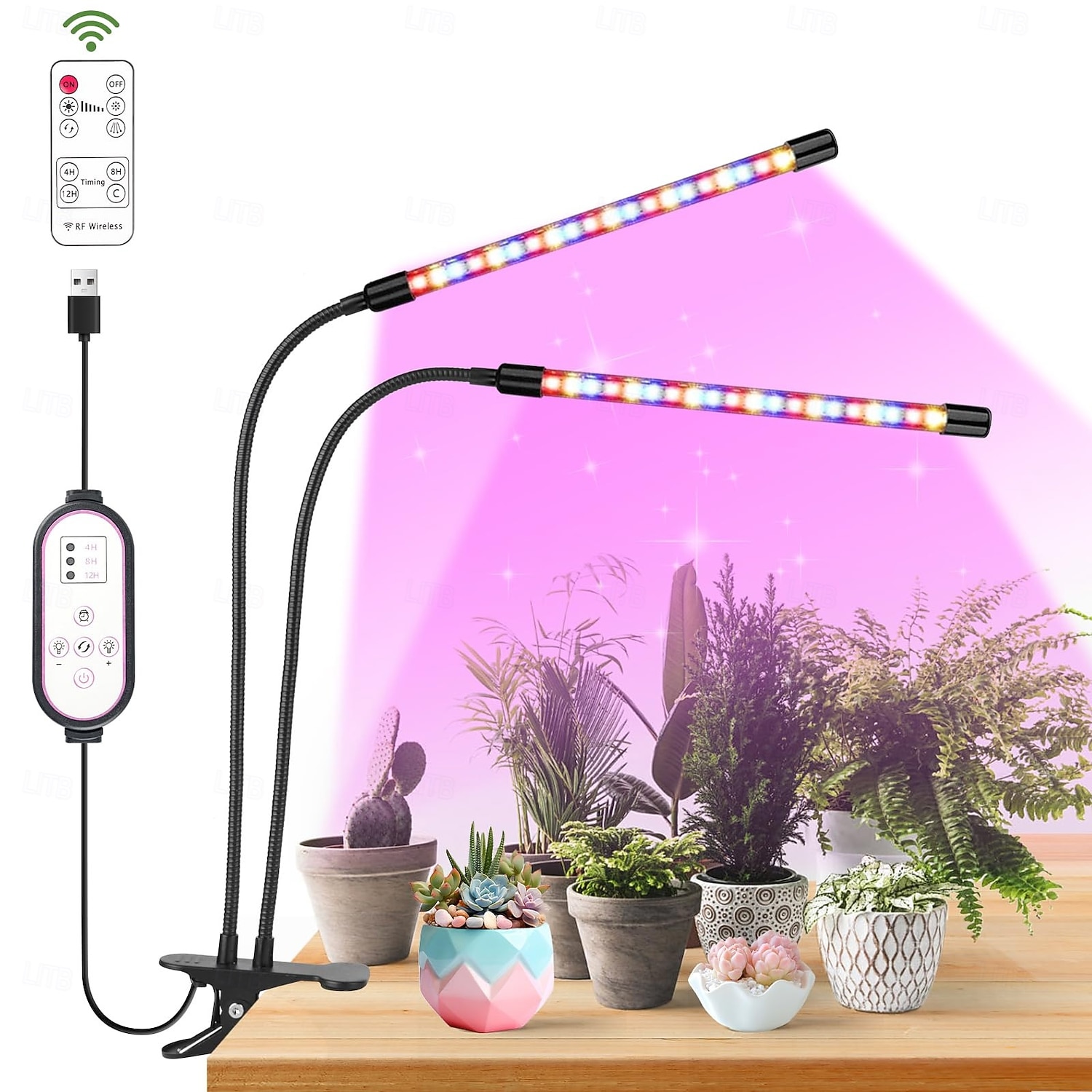 1 PC 9 W 12 W 40/80 Cuentas LED Espectro Completo Para el invernadero hidropónico Luces LED para Crecimiento Vegetal Lámpara creciente Rojo Azul Morado 5 V Invernadero vegetal 2026 - $22.99 –P2