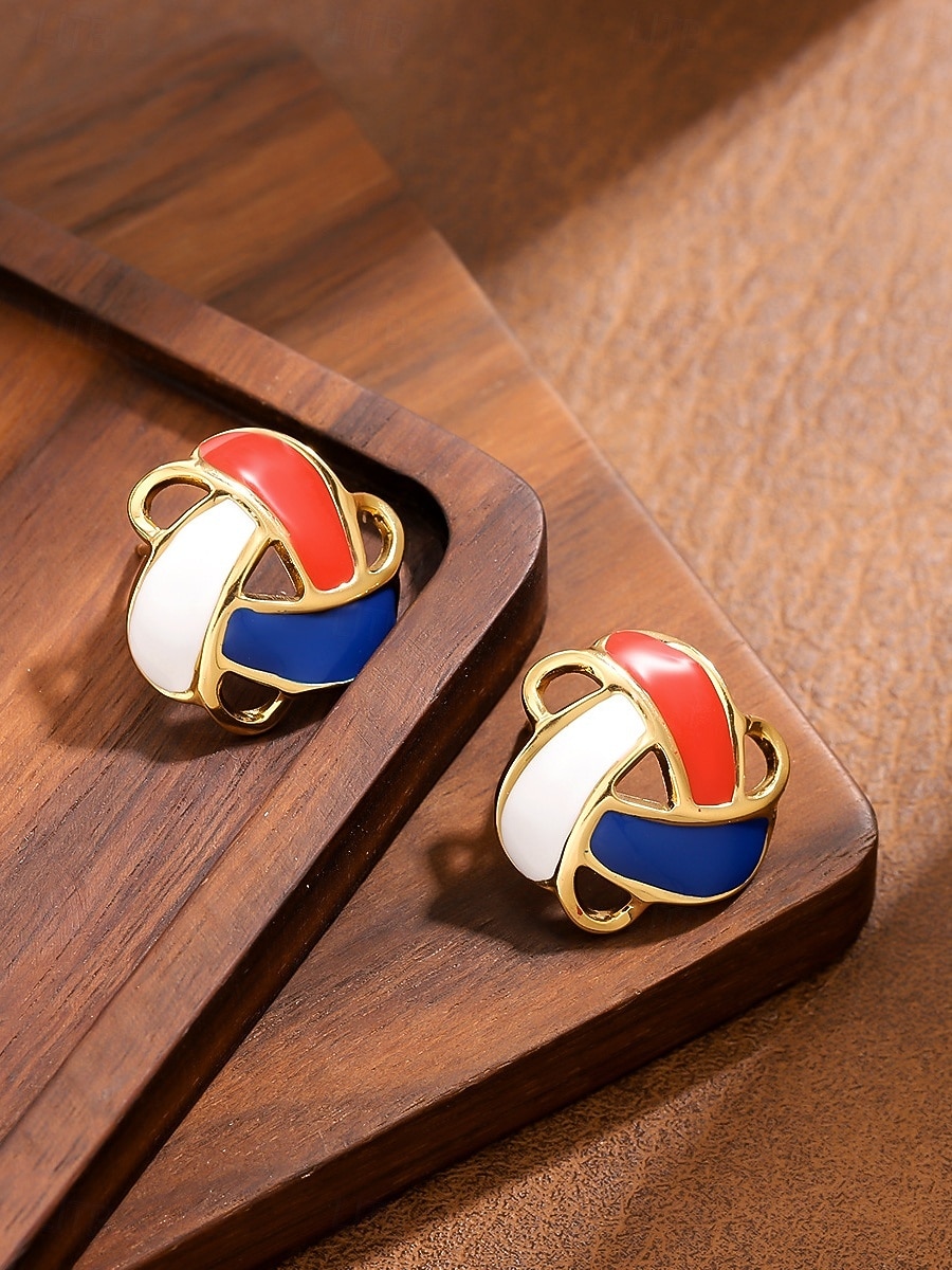 1 pari Korvakorut For Naisten Päivittäin Katu Festivaali Ruostumaton teräs Loma 2026 - $3.49 –P3