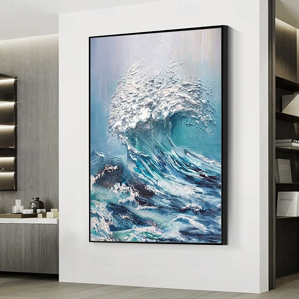 Handmade Oil Painting Hand Painted Vertical Abstract Landscape Modern Rolled Canvas (No Frame) 2026 - $71.99 –P3