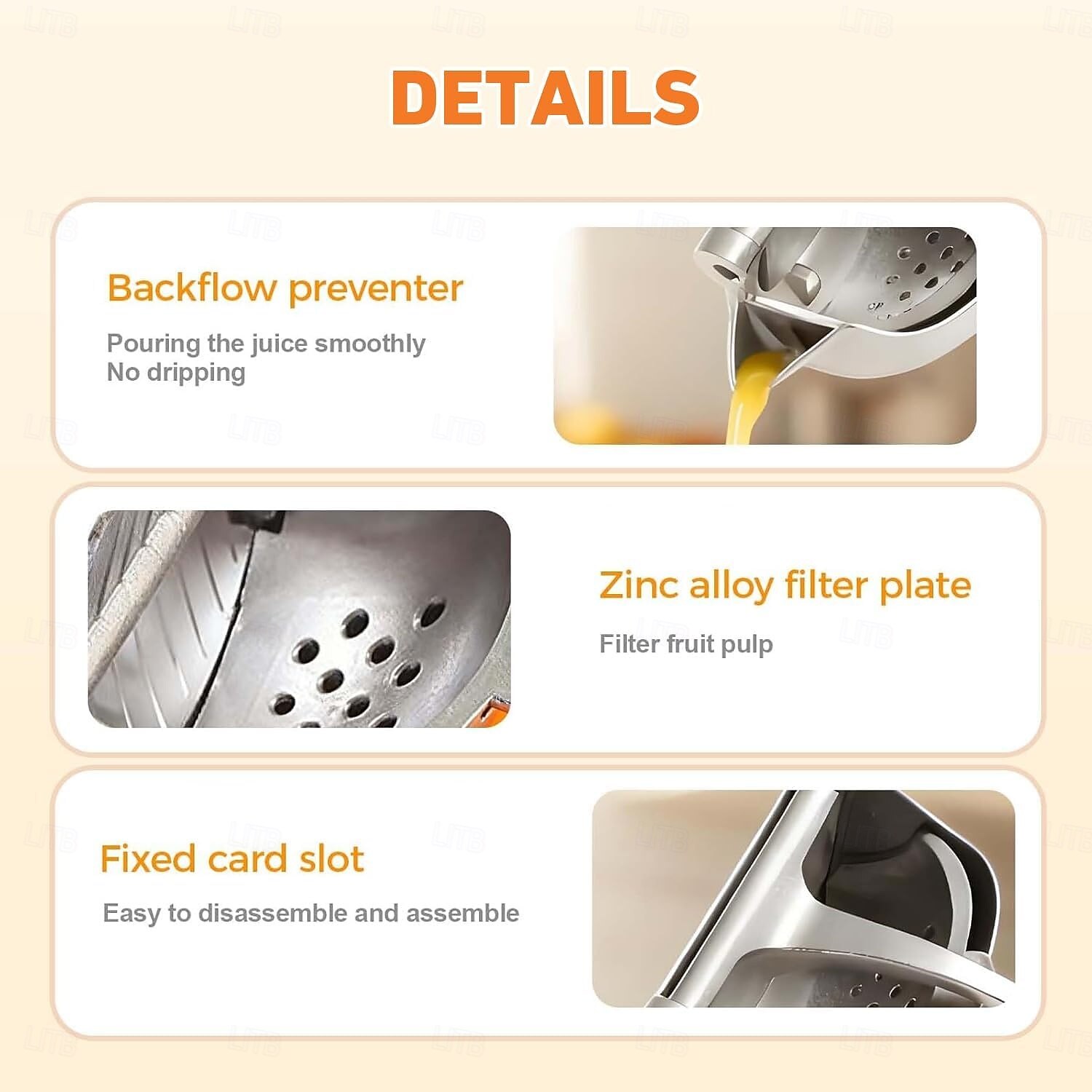 Bpafree Citrus Squeezer Juicer Hand Press Citrus Squeezer Portable Aluminum Alloy Fruit Extractor Easy Fresh Juice Extractor 2026 - $17.99 –P5