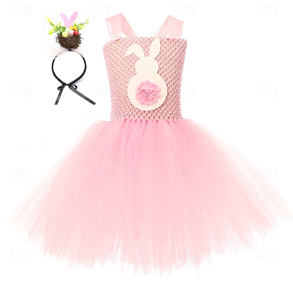 Tutu Robe Tier Kaninchen Osterhase Kleider Lustig Kinder Mädchen Halloween Ostern Karneval Party Verkleiden 2026 - $26.99 –P10