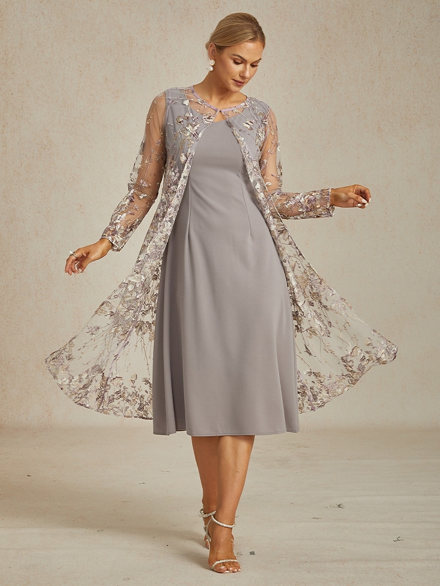 Жен. Блейзер Куртка Дышащий Кружева Вышивка Открытый перед Элегантный стиль Цветочный принт Повседневные Официальные Свадебный гость Обычная "Круглый вырез ""под горло""" Стандартный Рукав 3/4 2026 - $81.99 –P5