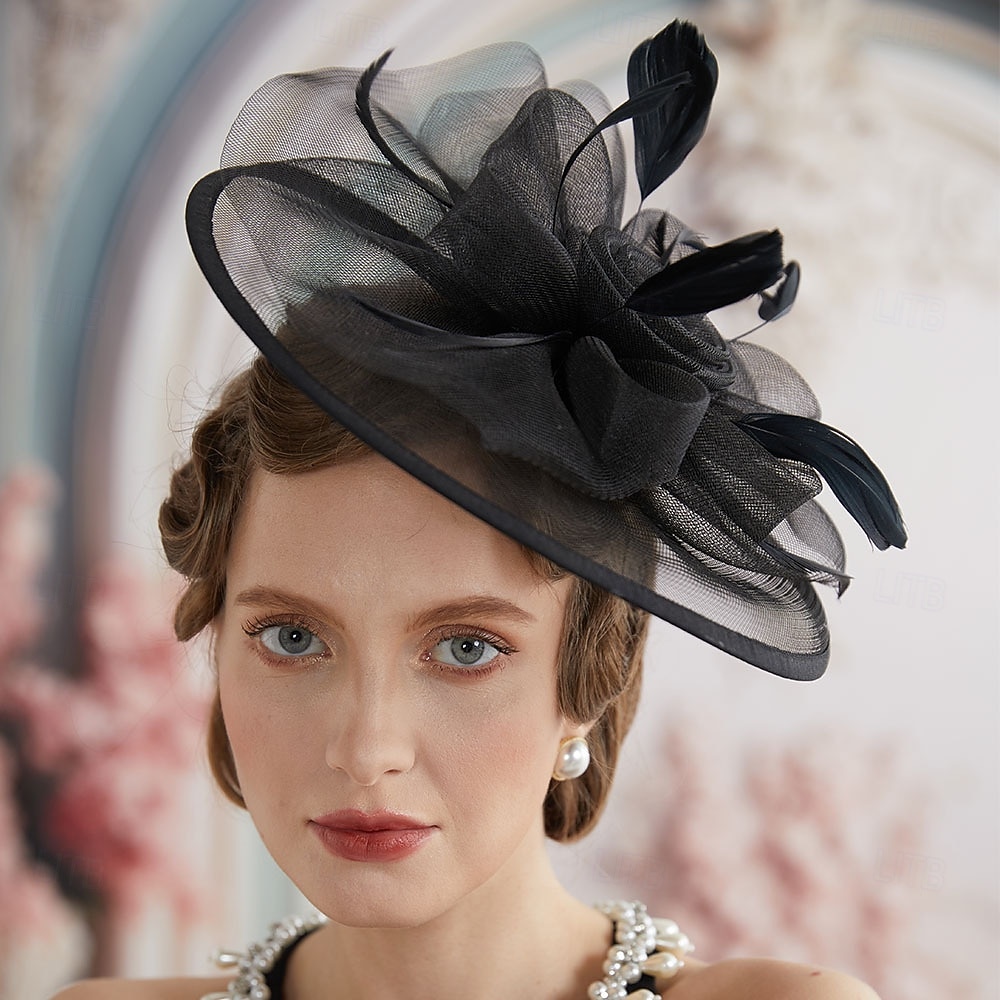 Derby Copricapo affascinante Gentildonna Floreale Costume Per donna Mascherata Ascot Festival delle corse di cavalli Adulti Copricapo del 2026 a $27.99 –P6