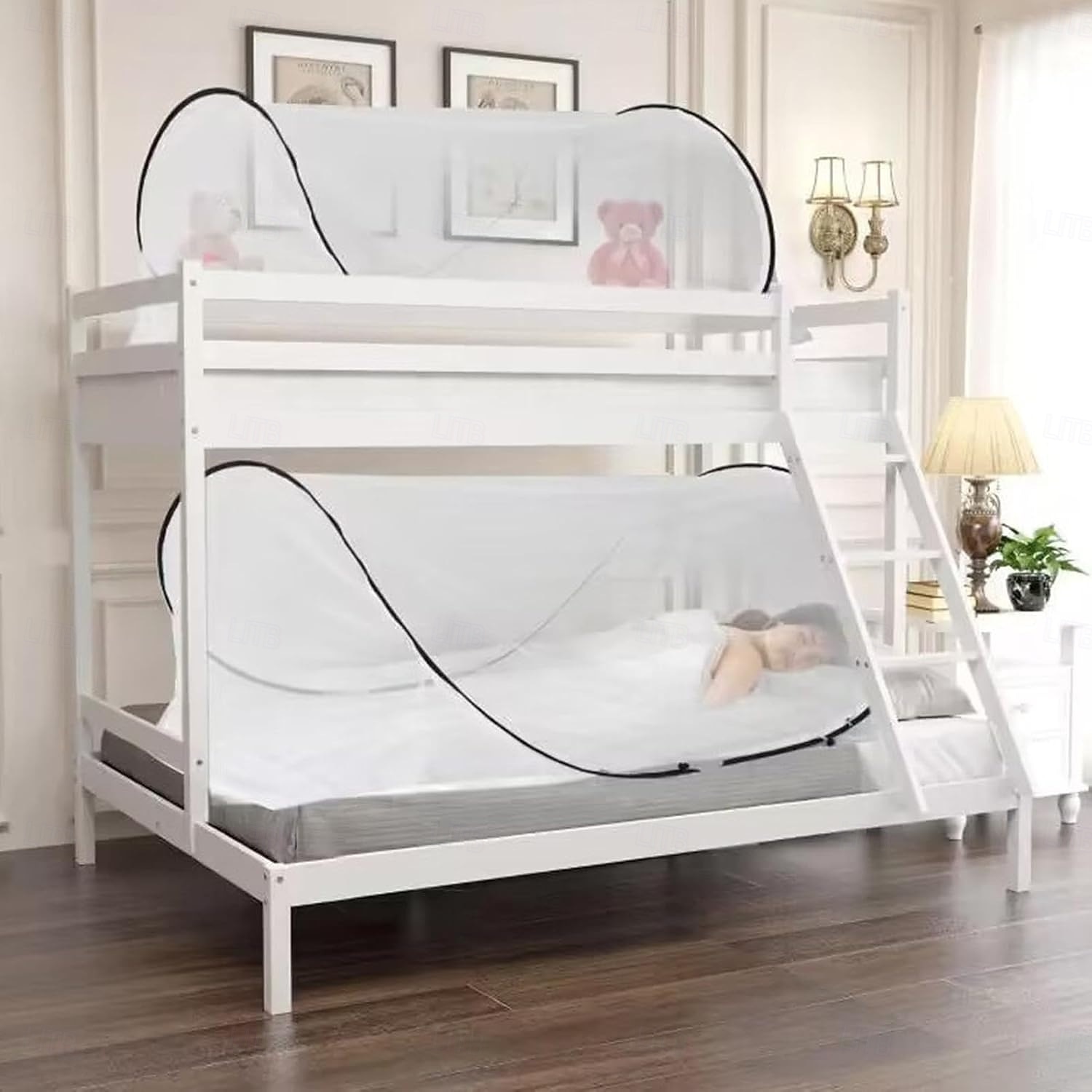 Moustiquaire de tente portable, moustiquaire de voyage, filet de camping ultraléger, lit de camp pliable, sac de couchage moustiquaire, moustiquaire de camping pour le camping, les voyages, la de 2026 ? $37.99 –P5