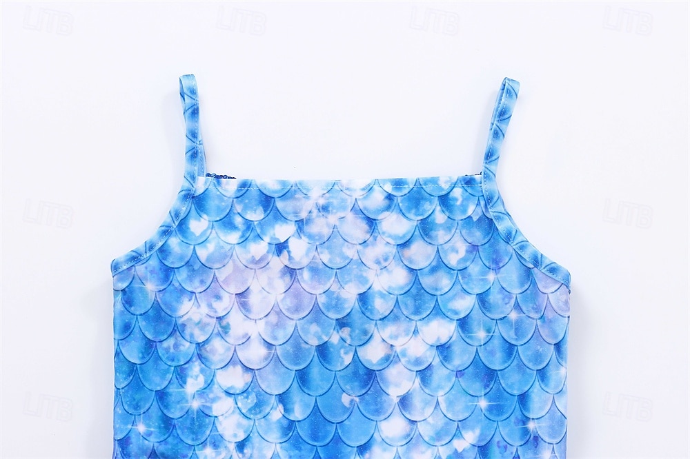 Sirena Princesas Sirena Vestidos Disfraz de fiesta temática Cosplay for Chica Niños Carnaval Mascarada Fiesta Festivos 2026 - $25.99 –P8
