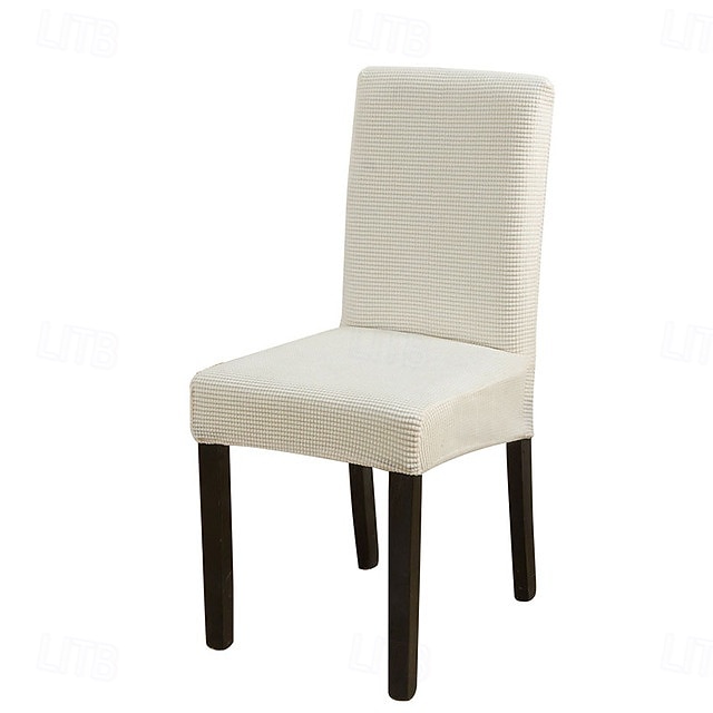 Husă elastică pentru scaun de sufragerie, husă elastică dintr-o singură bucată, pentru scaun de hotel și restaurant, husă de protecție pentru scaun și spătar 2026 - $13.49 –P14